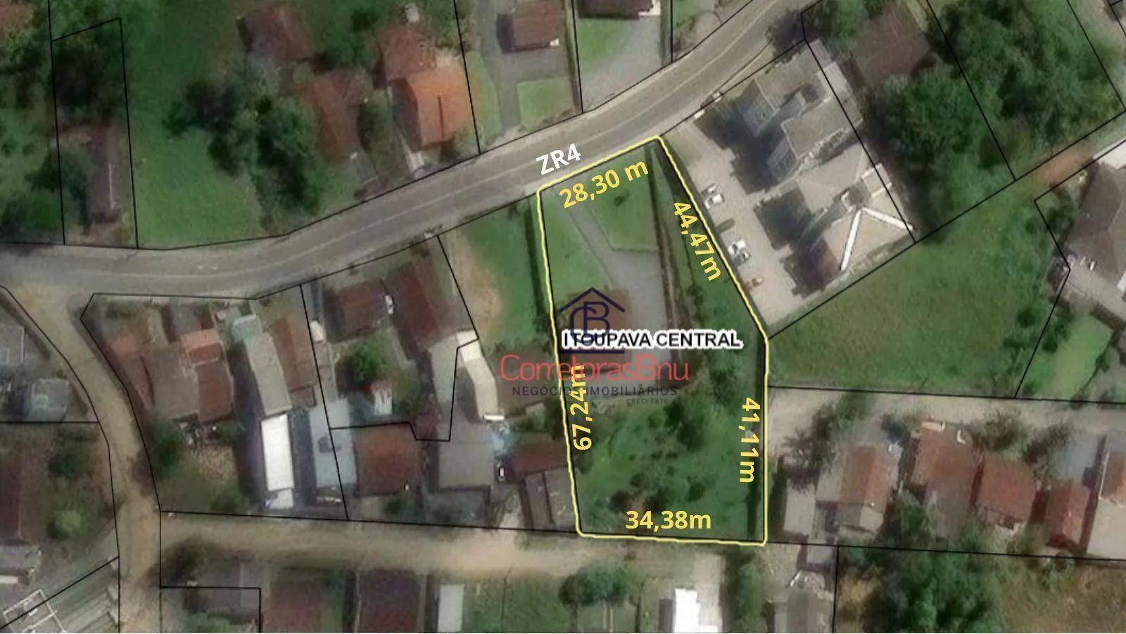 Foto de Terreno à venda, 2834 m² por R$ 1.250.000,00 - Itoupava Central - Blumenau/SC