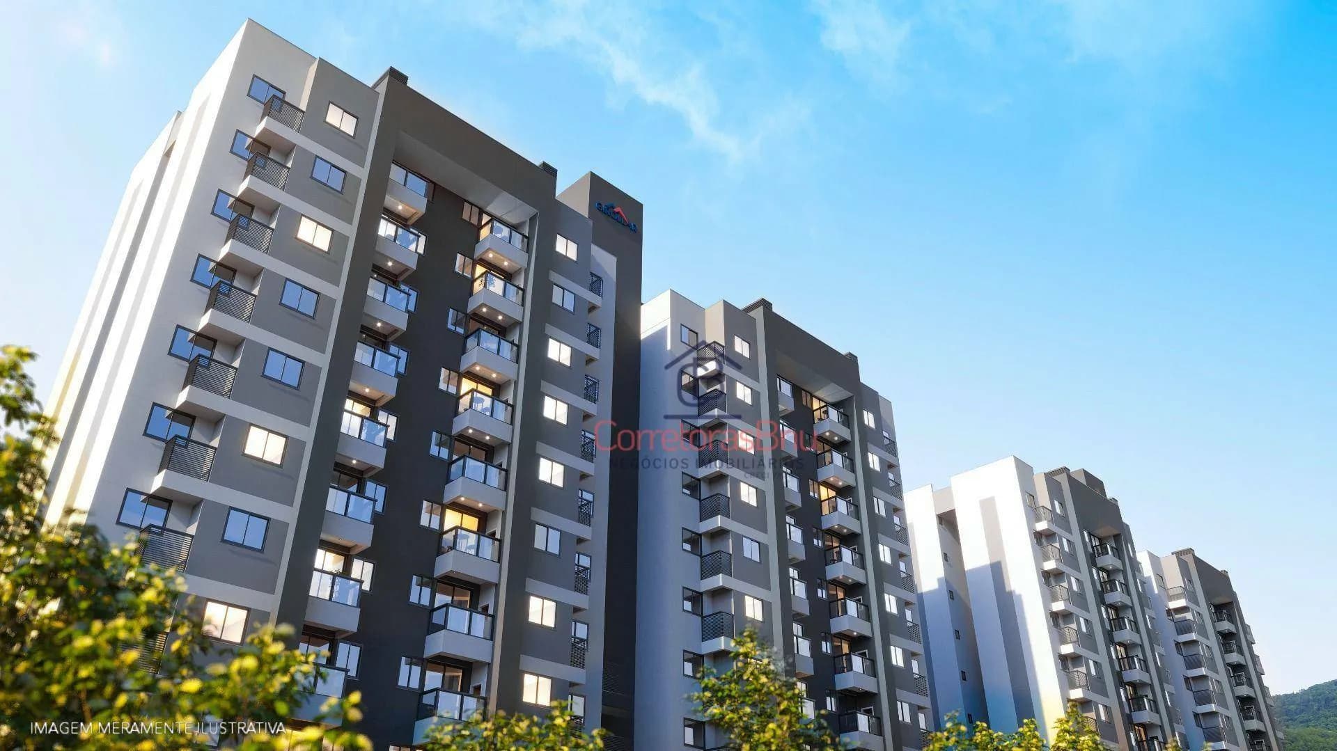 Apartamento com 2 dormitórios à venda, 45 m² por R$ 326.000,00 - Itoupavazinha - Blumenau/SC