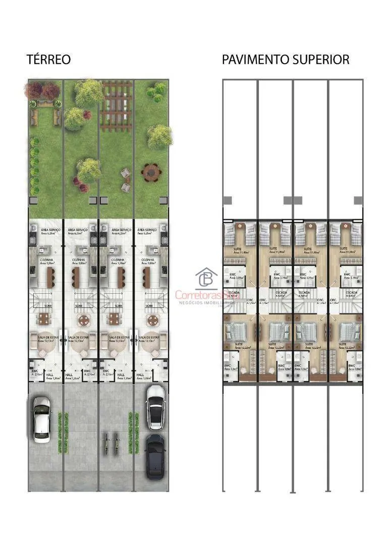 Sobrado à venda, 84 m² por R$ 419.990,00 - Badenfurt - Blumenau/SC