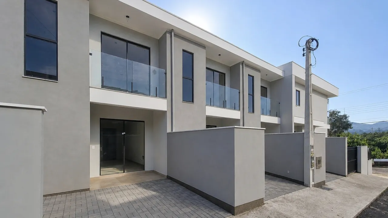 Sobrado Novo à Venda no Salto Weissbach em Blumenau | 2 Dormitórios | Minha Casa Minha Vida